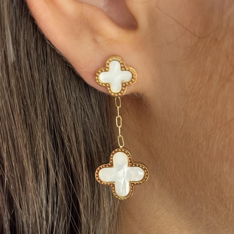 Van cleef sales pearl earrings